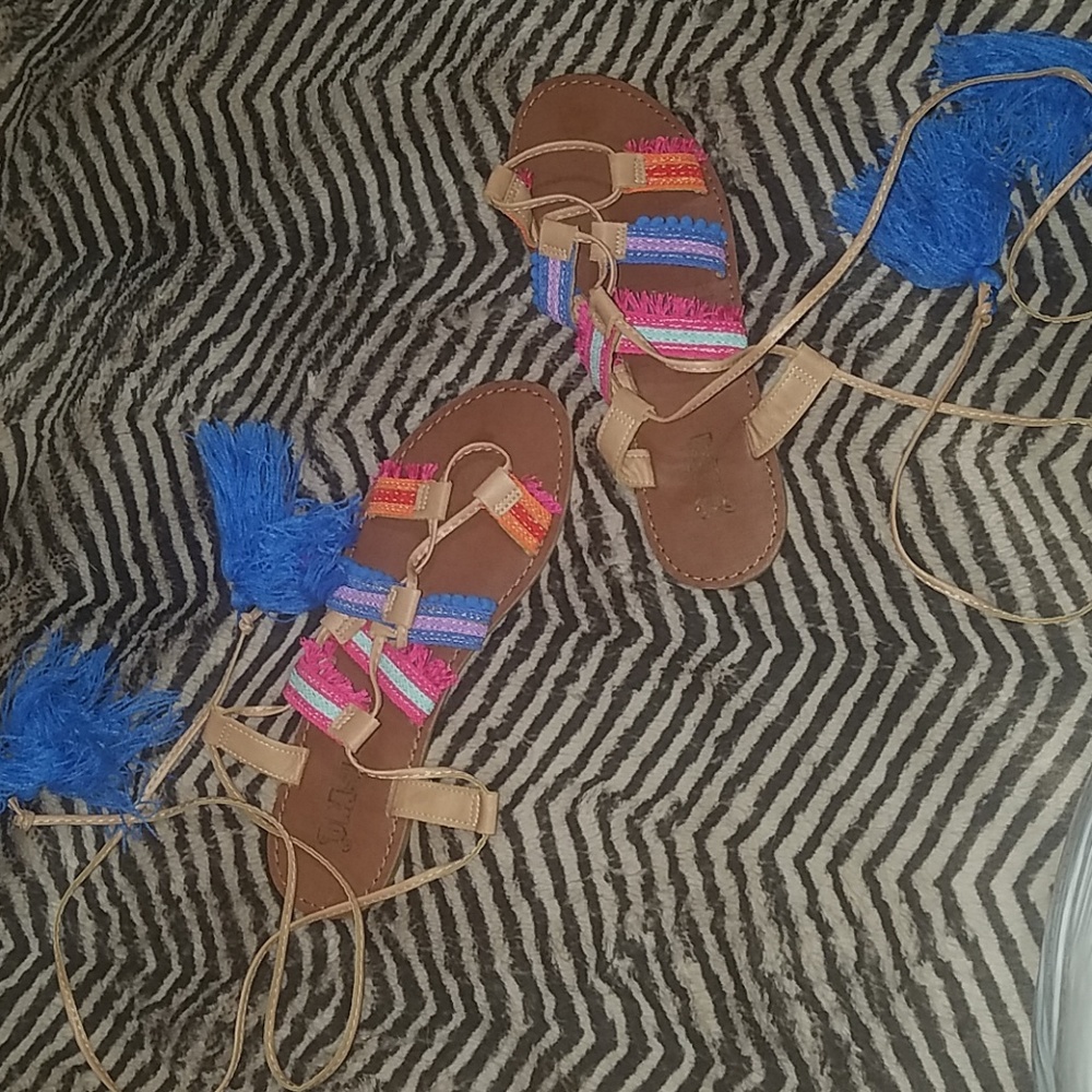 Colorful sandals